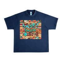 Navy sassy since forever Urban Heavy Tee - JahusDesignShop