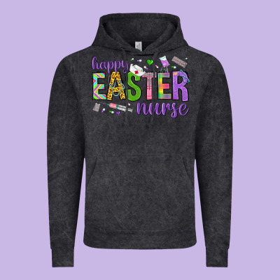 Happy Easter Nurse Vintage Hoodie Designed By Neo Western