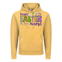 Vintage Mustard happy easter nurse Vintage Hoodie - Neo Western