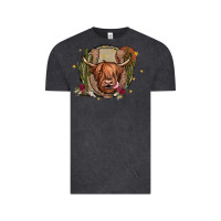 Vintage Black cow Vintage Tee - JahusDesignShop