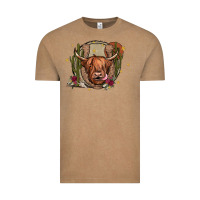 Vintage Coffee cow Vintage Tee - JahusDesignShop