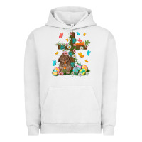 Pigment Lunar Rock Western Rabbit with Cross Easter Day Urban Hoodie - HowdyJamesFarm