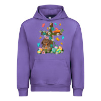 Tulip Western Rabbit with Cross Easter Day Urban Hoodie - HowdyJamesFarm