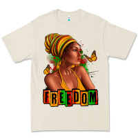 Bone Juneteenth freedom afro woman Premium Tee - RanaPortraitStore