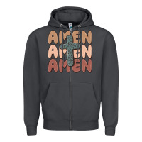 Smoke amen Zipper Hoodie - MaliasSmallBusiness