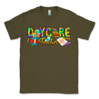 Army Green daycare teacher Classic Tee - CowhideDigitalArt