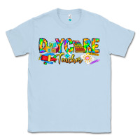 Dusty Blue daycare teacher Classic Tee - CowhideDigitalArt