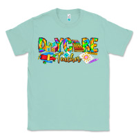 Seafoam daycare teacher Classic Tee - CowhideDigitalArt