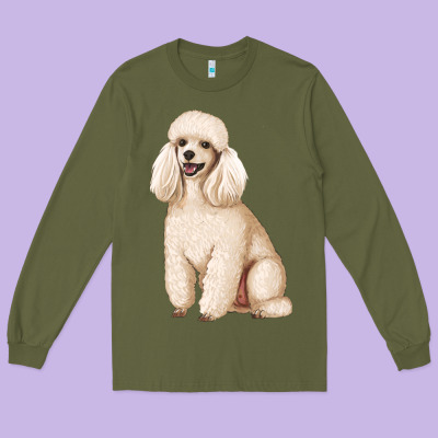 Standart Poodle Long Sleeve Tee Designed By Artiststas