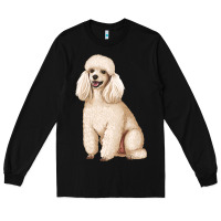 Black standart poodle Long Sleeve Tee - Artiststas
