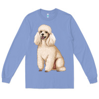 Colony Blue standart poodle Long Sleeve Tee - Artiststas