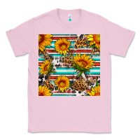 Bubblegum Pink serape leopard seamless pattern Classic Tee - BundleAndBundleShop
