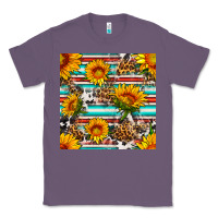 Lavender serape leopard seamless pattern Classic Tee - BundleAndBundleShop