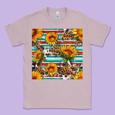 Serape Leopard Seamless Pattern Classic Tee Designed By Bundleandbundleshop