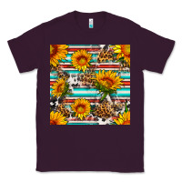Plum serape leopard seamless pattern Classic Tee - BundleAndBundleShop