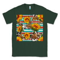 Sports Green serape leopard seamless pattern Classic Tee - BundleAndBundleShop