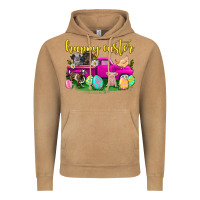 Vintage Camel happy easter truck with farm animal Vintage Hoodie - Neo Western