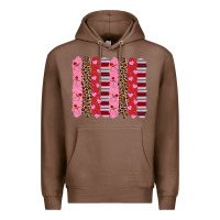 Chestnut valentine's day brushstrokes Premium Hoodie - RanaPortraitStore