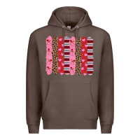 Coffee valentine's day brushstrokes Premium Hoodie - RanaPortraitStore