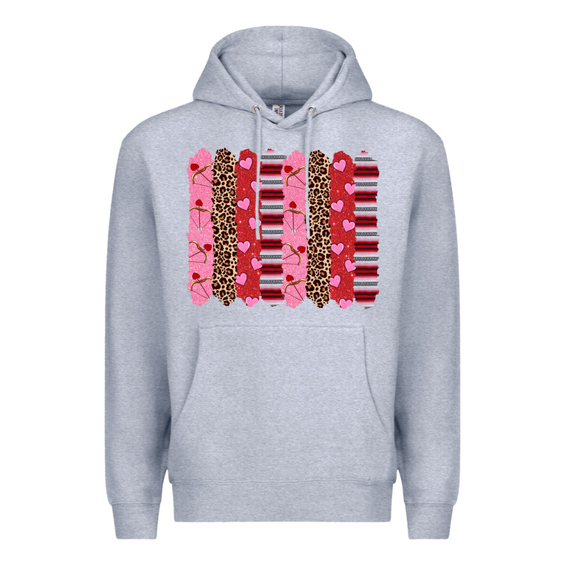 Valentine's Day Brushstrokes Premium Hoodie by RanaPortraitStore | Teevron