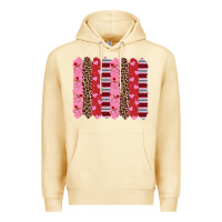 Pina Colada valentine's day brushstrokes Premium Hoodie - RanaPortraitStore