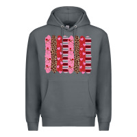 Rock valentine's day brushstrokes Premium Hoodie - RanaPortraitStore
