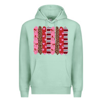 Seafoam valentine's day brushstrokes Premium Hoodie - RanaPortraitStore
