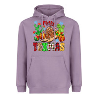 Lavender Merry Texmas Heavyweight Hoodie - MaliasSmallBusiness