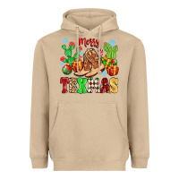 Mushroom Merry Texmas Heavyweight Hoodie - MaliasSmallBusiness