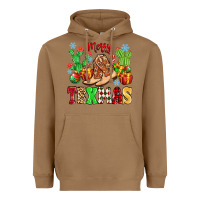 Toasted Coconut Merry Texmas Heavyweight Hoodie - MaliasSmallBusiness