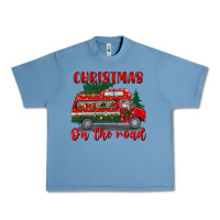 Pebble Blue christmas on the road Urban Heavy Tee - BundleAndBundleShop