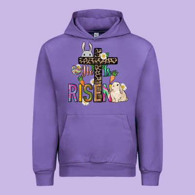 He Is Risen Easter Day Urban Hoodie Designed By Howdyjamesfarm