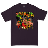 Plum Juneteenth vibes black girl sneakers Premium Tee - RanaPortraitStore