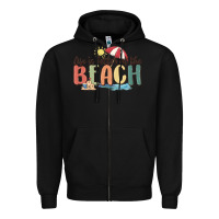 Black life is better at the beach Zipper Hoodie - MaliasSmallBusiness