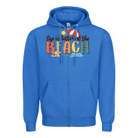 True Royal life is better at the beach Zipper Hoodie - MaliasSmallBusiness
