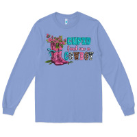 Colony Blue velantines day cupid find me a cowboy Long Sleeve Tee - AdoDesignShop
