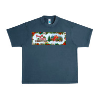 Midnight Navy small town christmas Urban Heavy Tee - BundleAndBundleShop