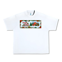 White small town christmas Urban Heavy Tee - BundleAndBundleShop