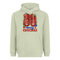 Matcha Merry crocmas Heavyweight Hoodie - NancyCooperArtShop