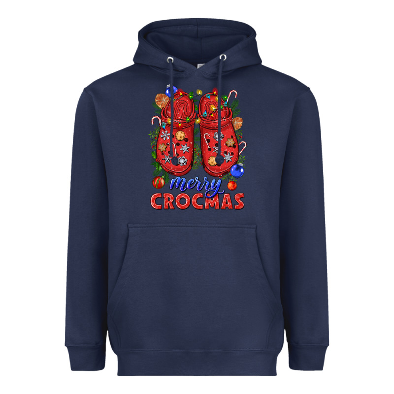 Merry Crocmas Heavyweight Hoodie by NancyCooperArtShop | Teevron