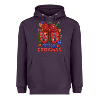 Plum Merry crocmas Heavyweight Hoodie - NancyCooperArtShop