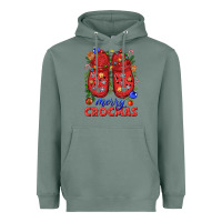 Sage Merry crocmas Heavyweight Hoodie - NancyCooperArtShop