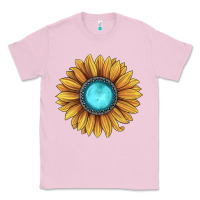 Bubblegum Pink sunflower gemstone Classic Tee - JahusDesignShop