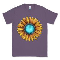 Lavender sunflower gemstone Classic Tee - JahusDesignShop