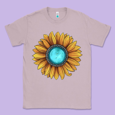 Sunflower Gemstone Classic Tee Designed By Jahusdesignshop
