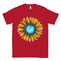 Red sunflower gemstone Classic Tee - JahusDesignShop