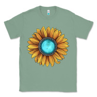 Sage sunflower gemstone Classic Tee - JahusDesignShop