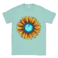 Seafoam sunflower gemstone Classic Tee - JahusDesignShop