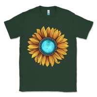 Sports Green sunflower gemstone Classic Tee - JahusDesignShop