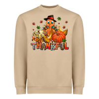 Mushroom thankful pumpkins and turkey Heavyweight Sweatshirt - AdoDesignShop